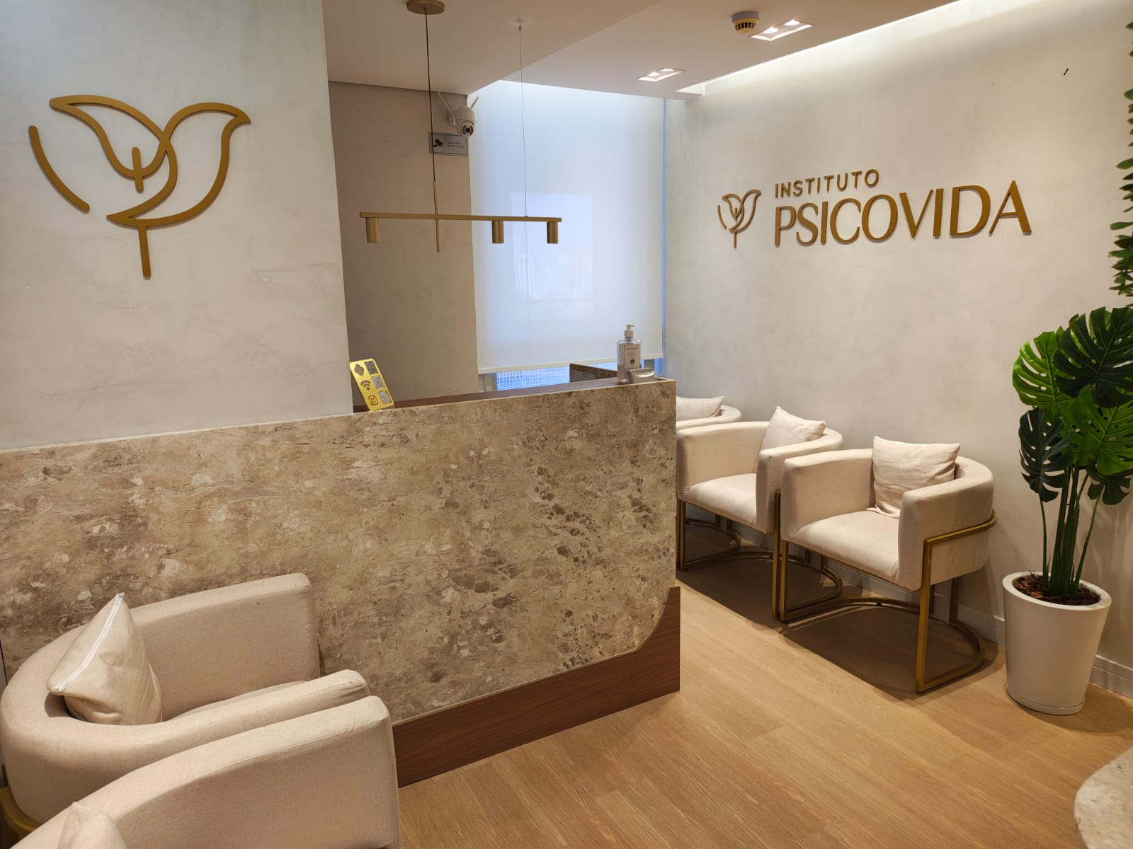 Sala de espera do Instituto Psicovida